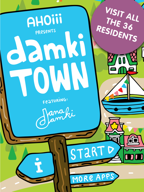 Damki Town Kids Coloring Book