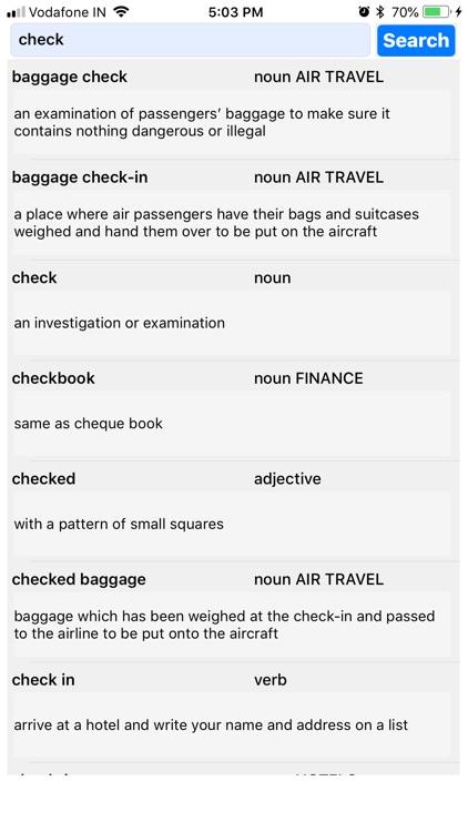 Travel & Leisure Dictionary