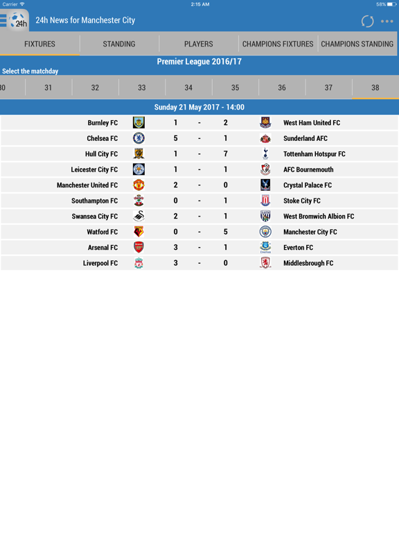 Screenshot #6 pour 24h News for Manchester City