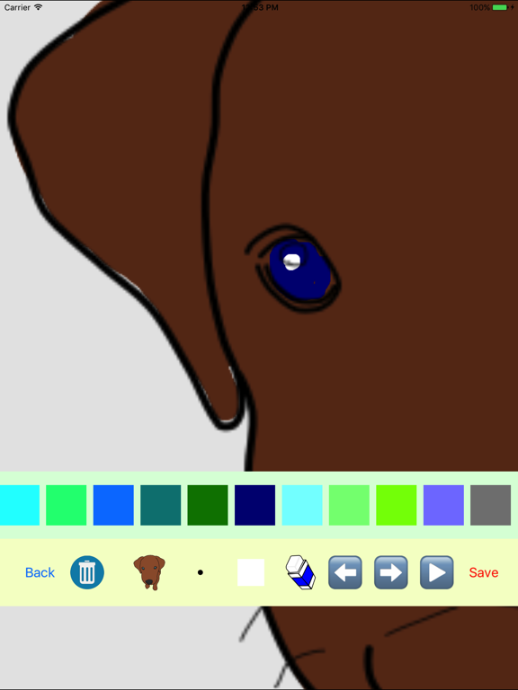 Screenshot #5 pour Puppy Dog Moves Coloring Book