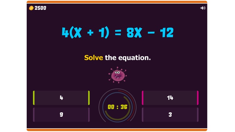 Solving Equations (integers) screenshot-5
