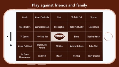 Football Bingo Game screenshot 2