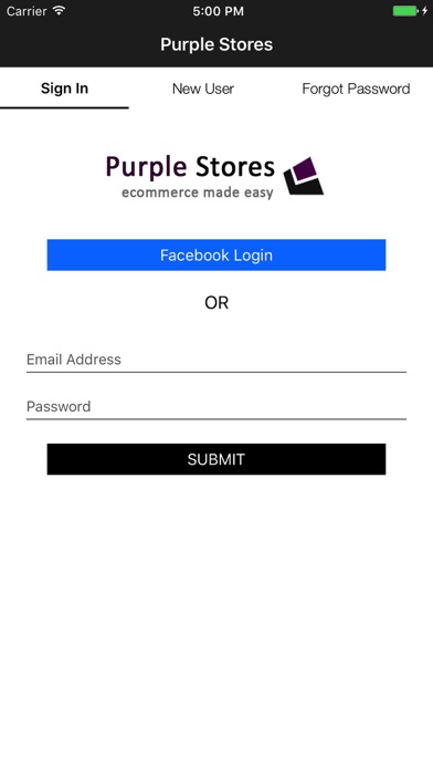 Screenshot #2 pour Purple Stores App