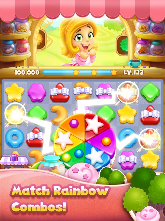 Screenshot #4 pour Cookie Yummy - Match 3 Puzzle