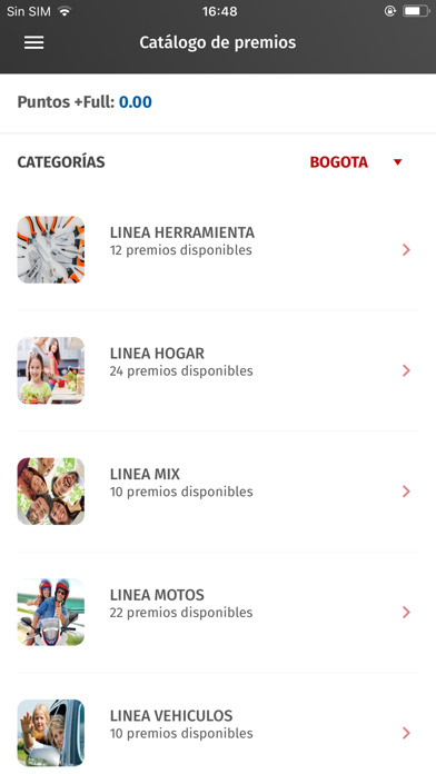App screenshot