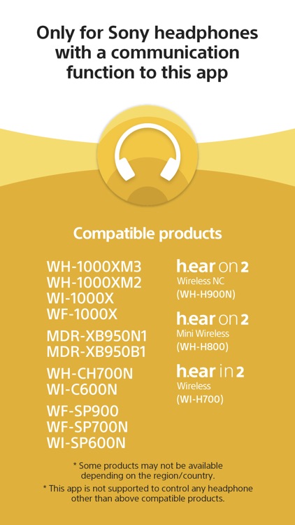 Sony | Headphones Connect