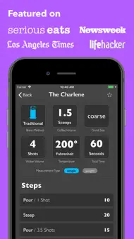 AeroPress Timer iphone bilder 2