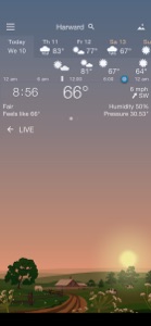 Awesome Weather YoWindow screenshot #3 for iPhone