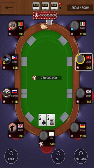 Screenshot #2 pour Texas Holdem Poker-King