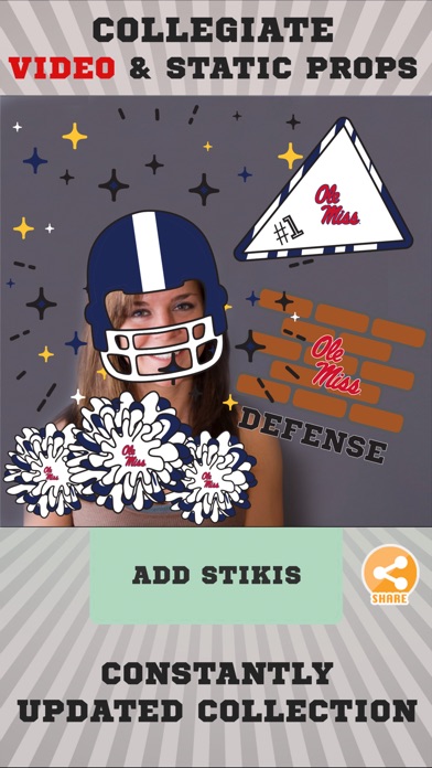 Ole Miss Rebels Animated Selfie Stickers screenshot 2