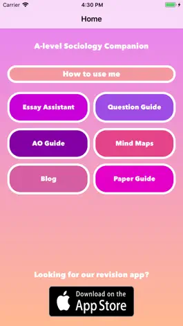 Game screenshot A-level Sociology Companion mod apk