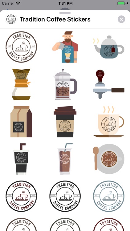 Tradition Coffee Stickers
