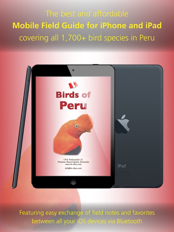 The Birds of Peru iPad screenshot 1 - Reference app