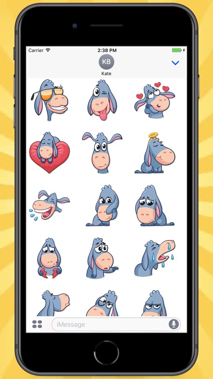 Donkey Elvis Stickers