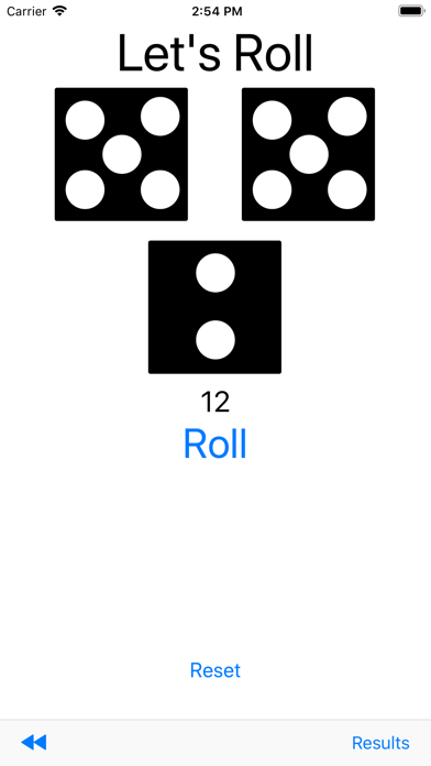 Simple Dice with Roll Counter screenshot 3