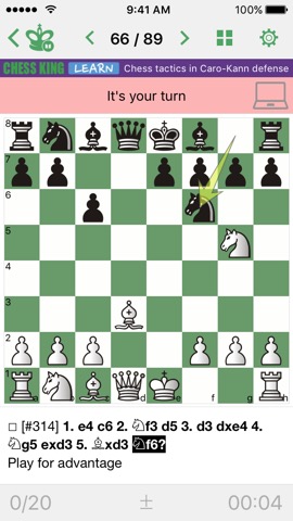 Chess Tactics. Caro-Kann Def.のおすすめ画像1
