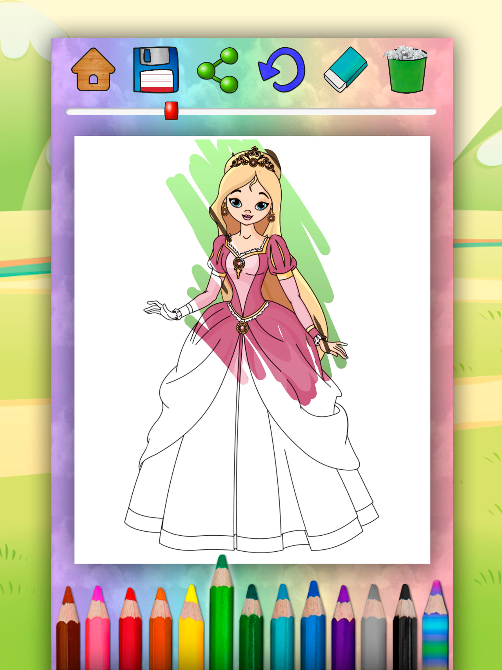 Magic Princess - Coloring Book screenshot 8