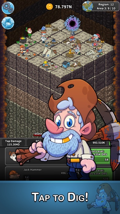 Tap Tap Dig - Idle Clicker screenshot 2