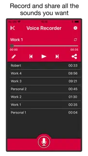 voice & audio recorder pro iphone screenshot 1