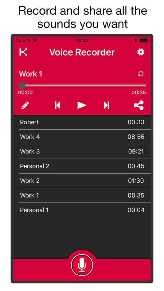 Voice & Audio Recorder PRO - 1.04 - (iOS)
