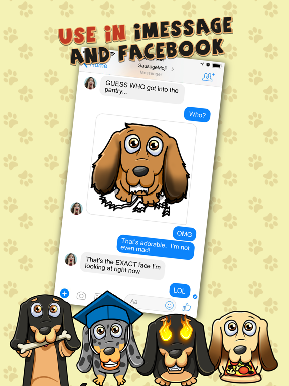 SausageMoji - Dachshund Emojisのおすすめ画像3