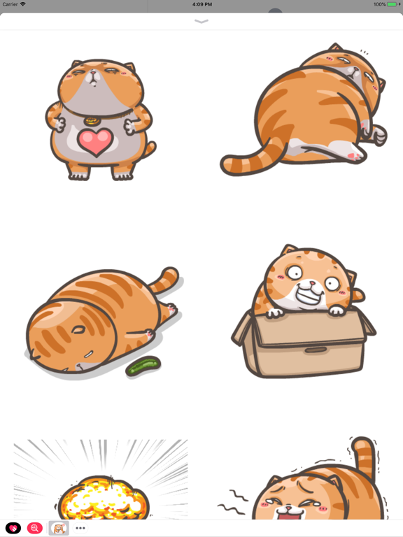 Screenshot #6 pour Chubby Cat Stickers Animated