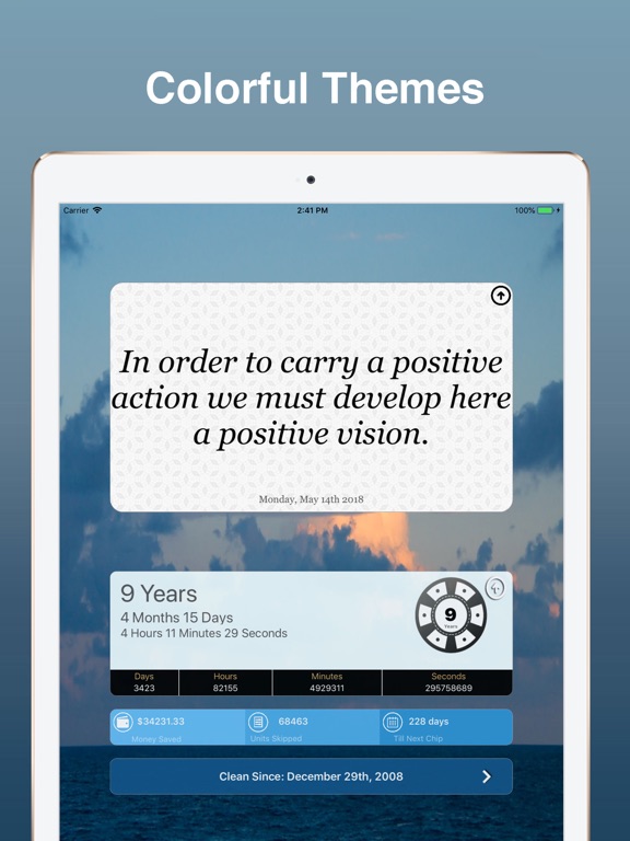 Clean Today -  Drug Free Life iPad screenshot 4 - Lifestyle app