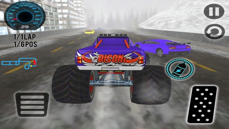 Super Monster Truck Car Race