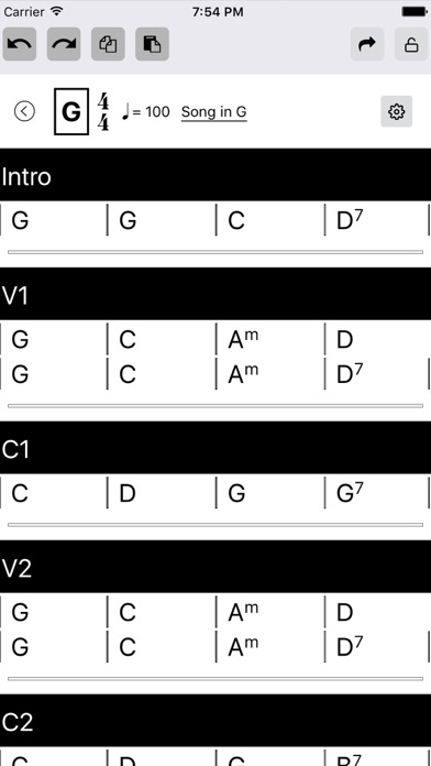 Screenshot #1 pour Chord Charts