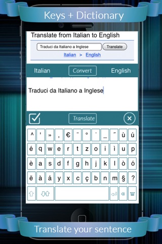 Italian Eng Dictionary + Keys screenshot 3
