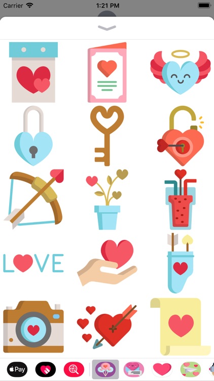 Love Is In The Air Stickers