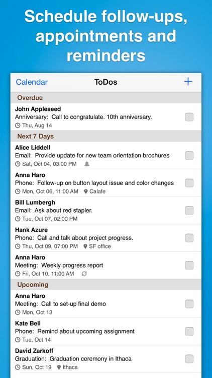 Contacts Journal CRM screenshot-3