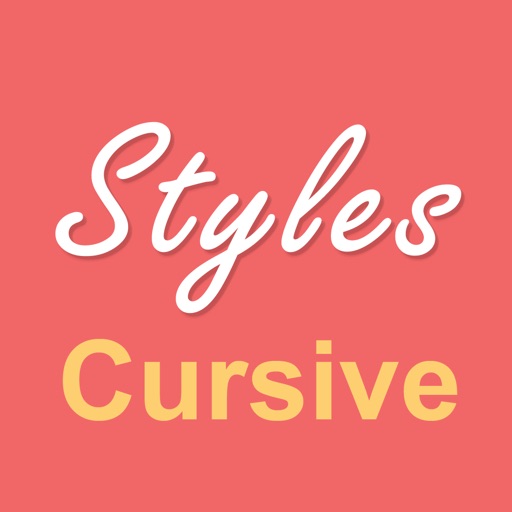 Cursive Writing HD Styles icon
