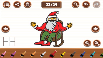 Santa Merry Christmas Coloring screenshot 3
