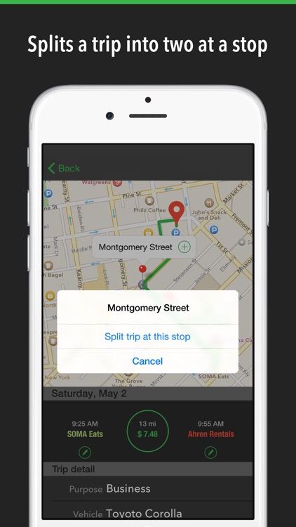 GPSPlus Work hours, Mile, Time screenshot-3