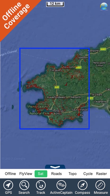 Pembrokeshire Coast NP GPS Map screenshot-4