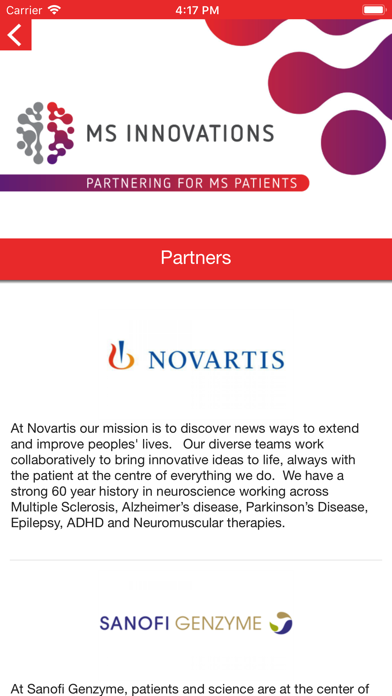 MS Innovations Novartis&Sanofi screenshot 3