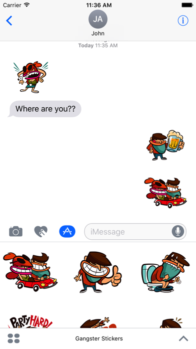 Screenshot #2 pour Gangster Stickers