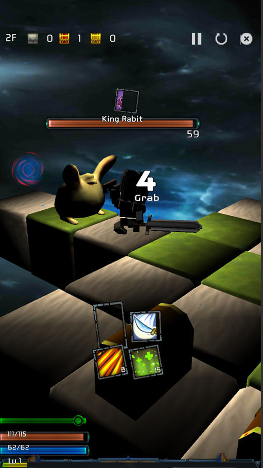 #2. LastRogue - Hack&Slash (iOS) 由: Isao Nakamura