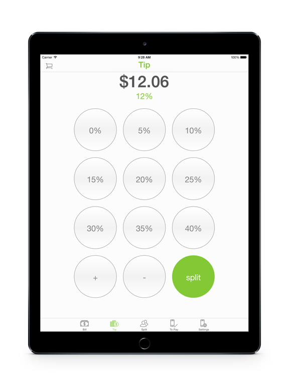 MyTipping iPad screenshot 3 - Utilities app