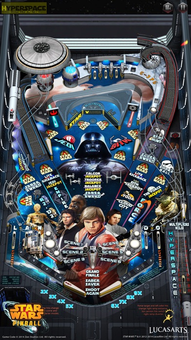 arcade1up star wars virtual pinball