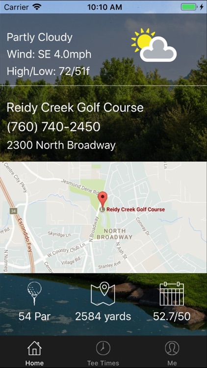 Reidy Creek Golf Tee Times