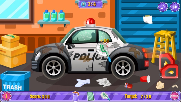 Clean Up Plice Car screenshot-3