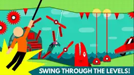 hanger world - rope swing game iphone screenshot 1
