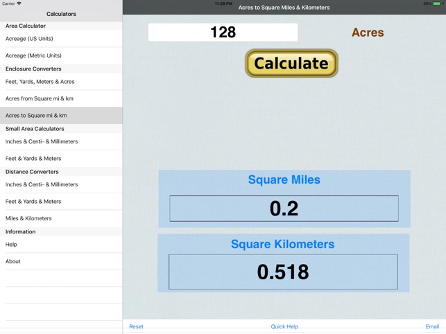 Acre Area Acreage On The App Store Acre Area Acreage On The App Store