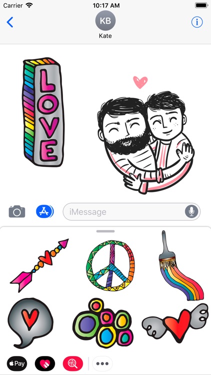 Respect Me LGBT Emoji, Sticker