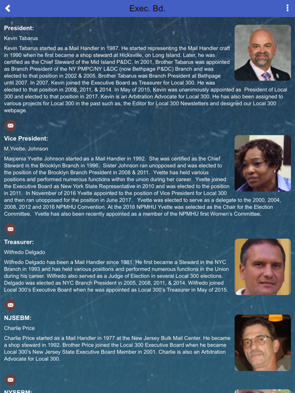 NPMHU Local 300 iPad screenshot 3 - Business app