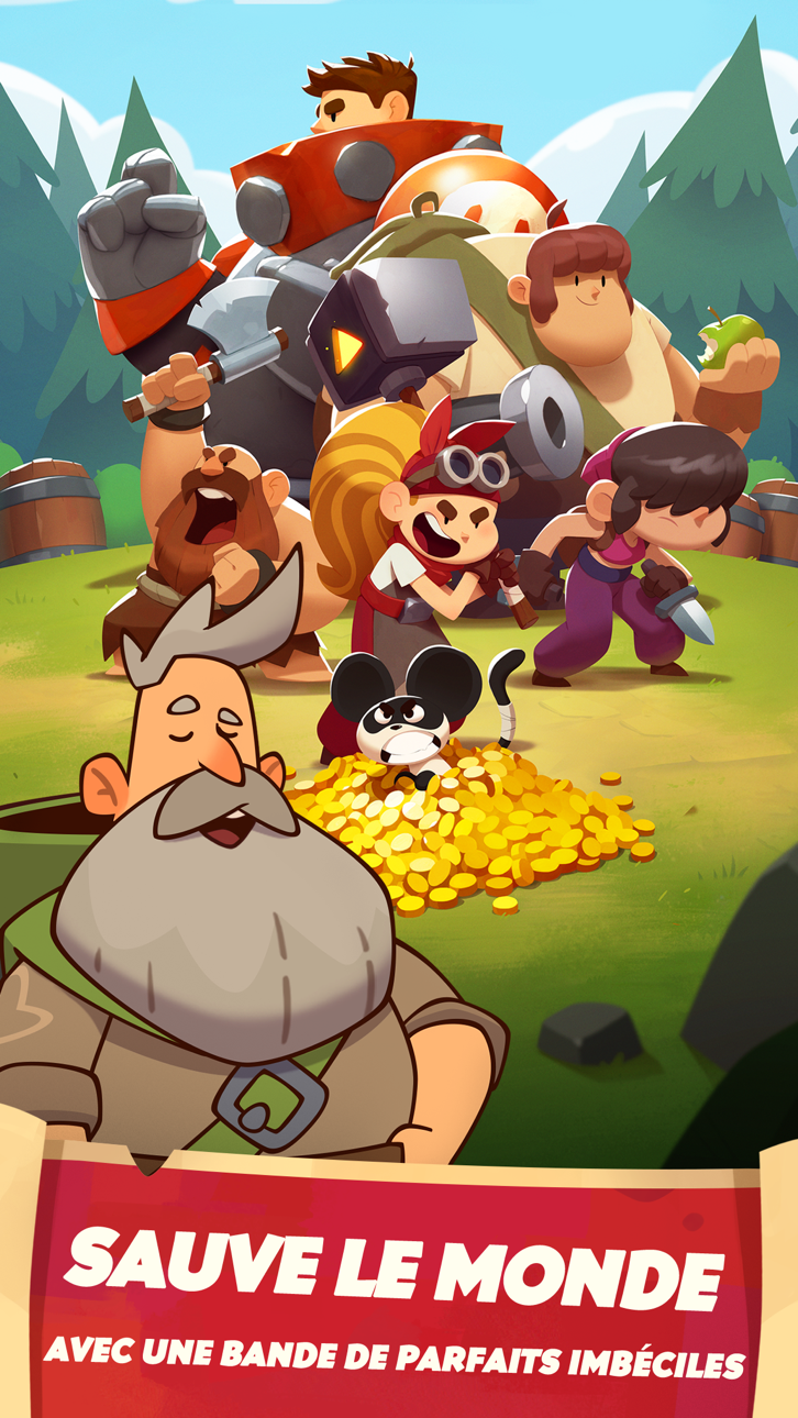 Almost a Hero - Idle Adventure iOS Mod IPA screenshot 1 - iOS game interface