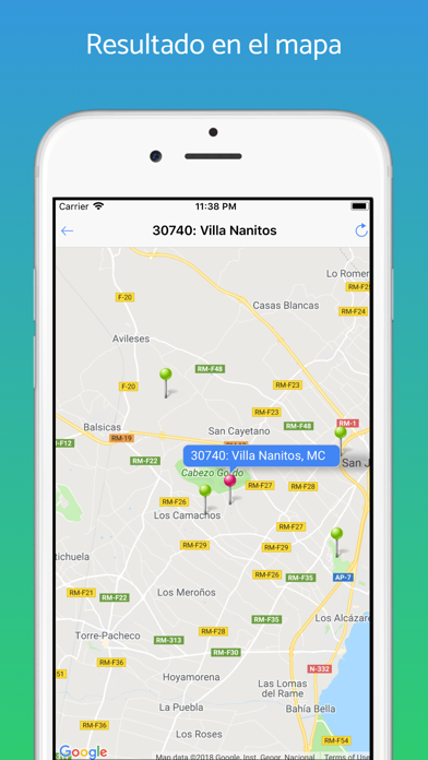 Screenshot 2 of Postcode of Spain App