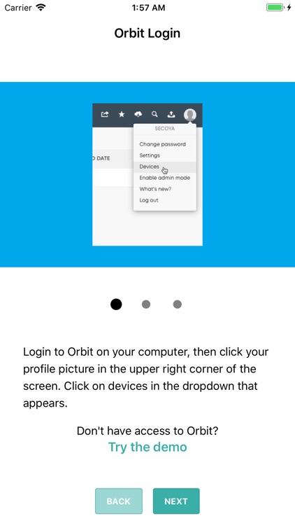 Orbit for Mobile